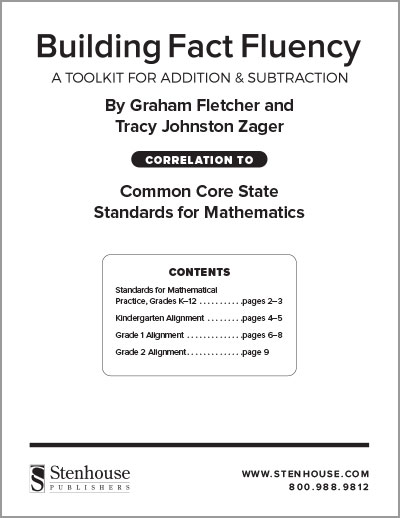 Addition & Subtraction Toolkit - Correlation to Common Core State Standards