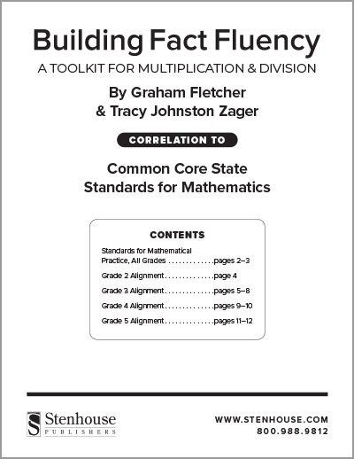 Multiplication & Division Toolkit - Correlation to Common Core State Standards