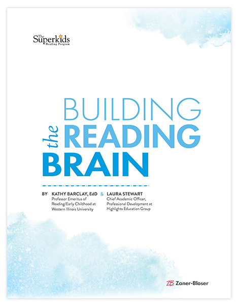 Graphic promoting the 'Build the Reading Brain' white paper.