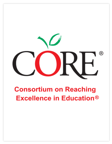 Logo for the CORE educational program.