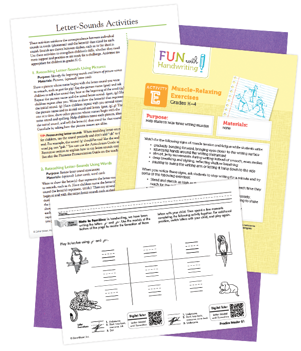 Learn at home sample pages