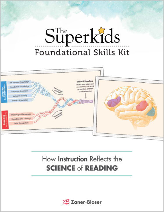 The Superkids Foundational Skills Kit - Science of Reading Brochure
