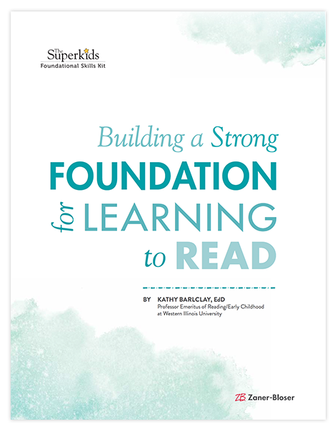 Whitepaper cover on building a strong educational foundation.