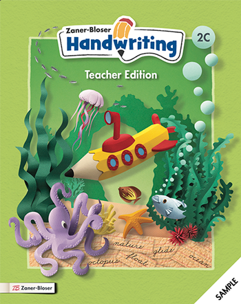 Zaner-Bloser Handwriting 2C Teacher sampler cover